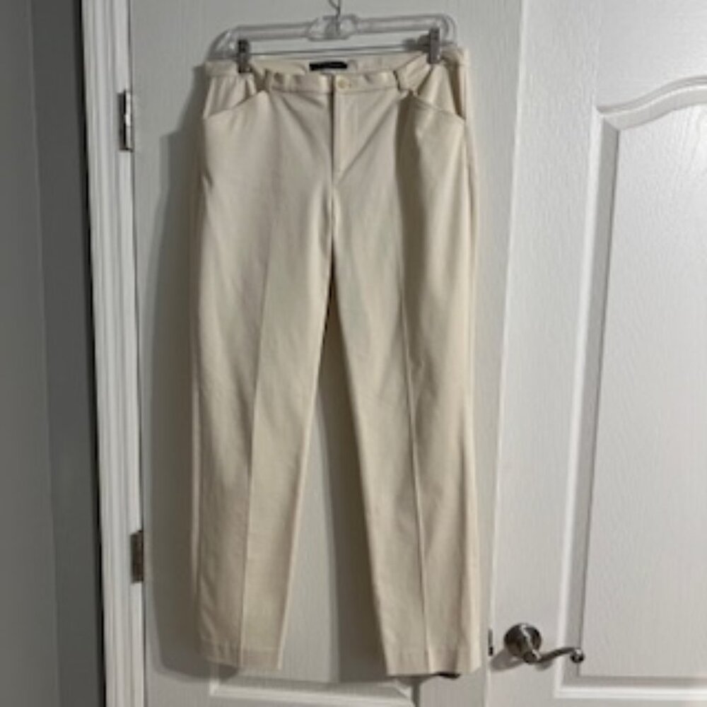 Lauren Ralph Lauren Women's Cotton Trouser Pants 10